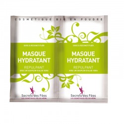 Masque hydratant – repulpant – aloe vera – 2 doses – bio, slow cosmétique – SECRETS DES FÉES