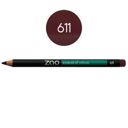 Crayon – yeux, lèvres, sourcils – 611 POURPRE – 1,14g – naturel, vegan – ZAO
